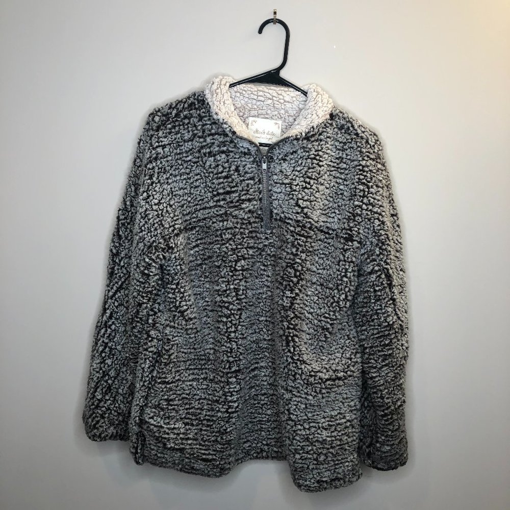 Altar'd State Sherpa Pullover Quarter Zip!